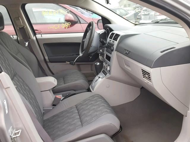 1B3HB48B77D575890 - 2007 DODGE CALIBER SX SILVER photo 5