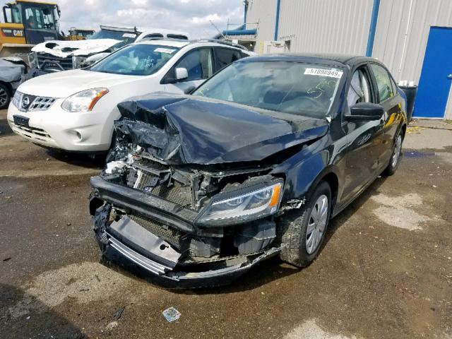 3VW2K7AJ7FM283678 - 2015 VOLKSWAGEN JETTA BASE 黑色 照片 2