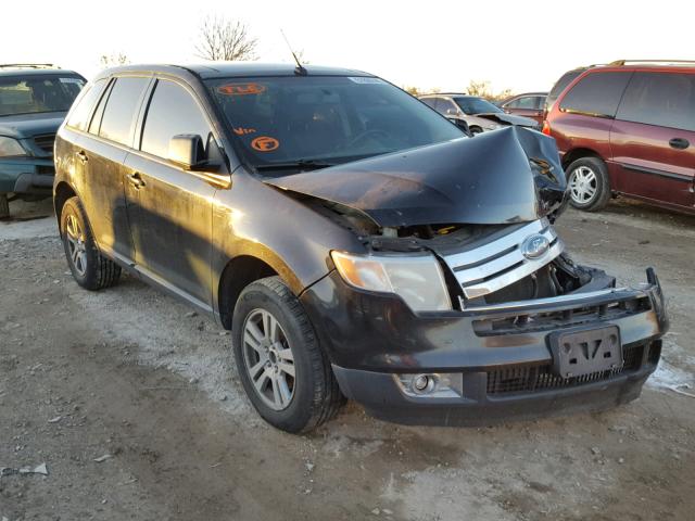 2FMDK38C78BA54848 - 2008 FORD EDGE SEL BLACK photo 1