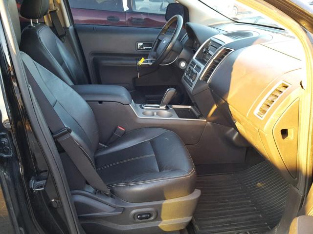 2FMDK38C78BA54848 - 2008 FORD EDGE SEL BLACK photo 5