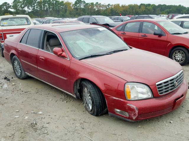 1G6KE57Y35U219881 - 2005 CADILLAC DEVILLE DH BURGUNDY photo 1