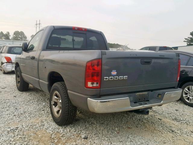 1D7HA16KX4J193973 - 2004 DODGE RAM 1500 S GRAY photo 3