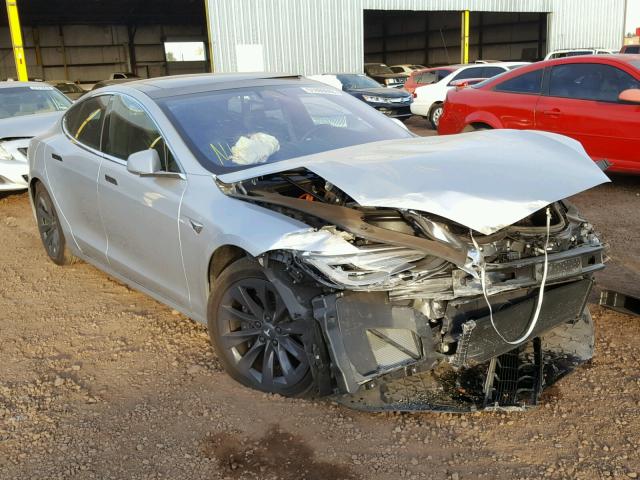 5YJSA1E21JF252624 - 2018 TESLA MODEL S SILVER photo 1