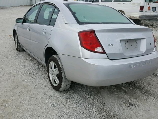 1G8AJ55F47Z109329 - 2007 SATURN ION LEVEL SILVER photo 3