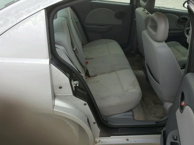 1G8AJ55F47Z109329 - 2007 SATURN ION LEVEL SILVER photo 6