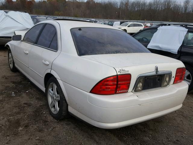 1LNHM87A1YY841001 - 2000 LINCOLN LS WHITE photo 3