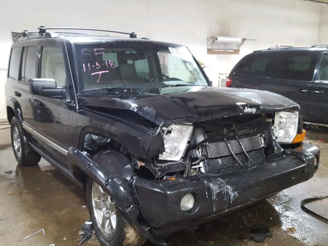 1J8HG58276C276550 - 2006 JEEP COMMANDER BLACK photo 1