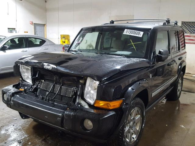 1J8HG58276C276550 - 2006 JEEP COMMANDER BLACK photo 2