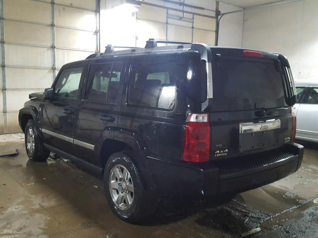 1J8HG58276C276550 - 2006 JEEP COMMANDER BLACK photo 3