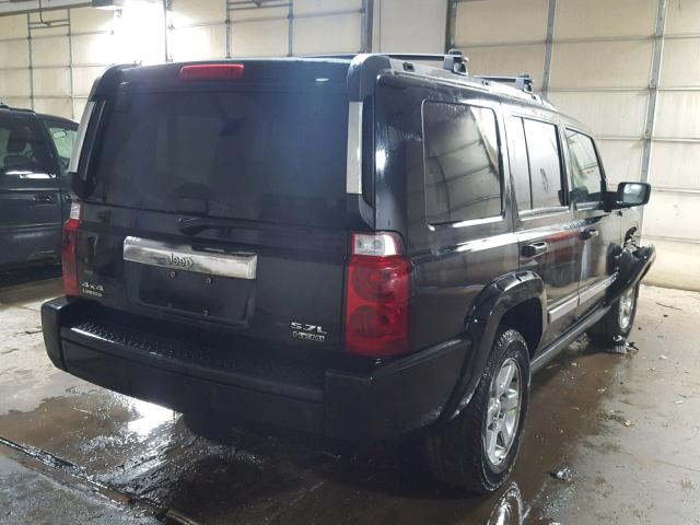 1J8HG58276C276550 - 2006 JEEP COMMANDER BLACK photo 4