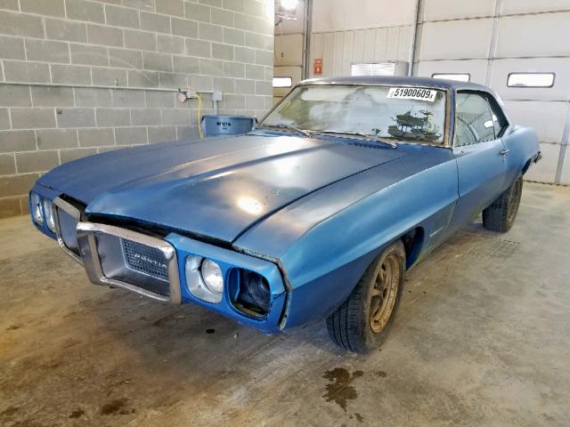 223379N117573 - 1969 PONTIAC FIREBIRD BLUE photo 2