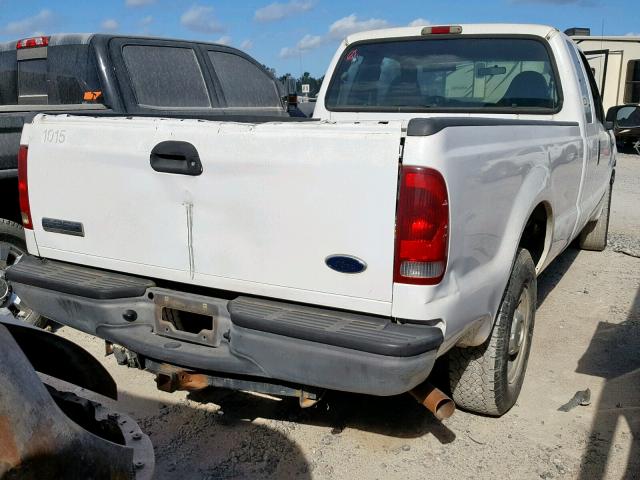 1FTSX20596EA12297 - 2006 FORD F250 SUPER WHITE photo 4