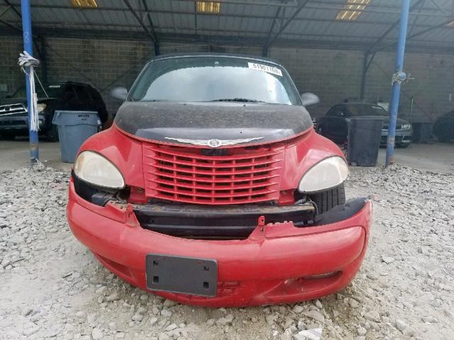 3C3EY55E85T306815 - 2005 CHRYSLER PT CRUISER BLACK photo 9