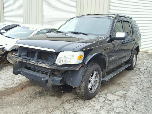 1FMEU75837UA71046 - 2007 FORD EXPLORER L BLACK photo 2