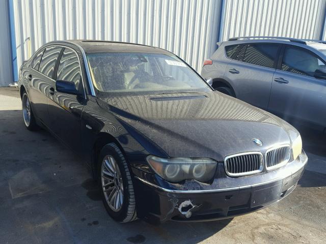 WBAGN63444DS48667 - 2004 BMW 745 LI BLACK photo 1