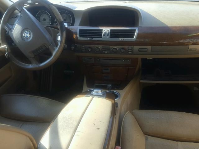 WBAGN63444DS48667 - 2004 BMW 745 LI BLACK photo 9