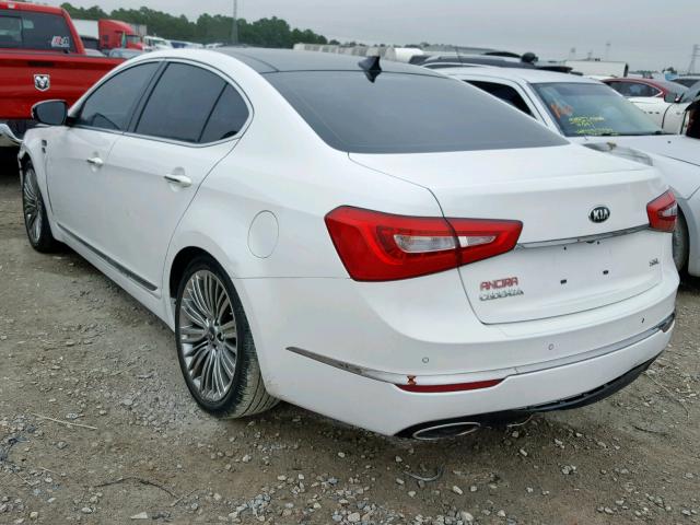 KNALN4D79G5209079 - 2016 KIA CADENZA LU WHITE photo 3