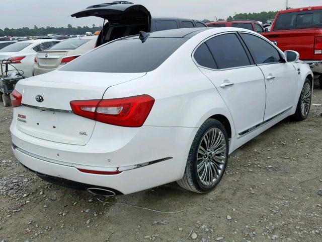 KNALN4D79G5209079 - 2016 KIA CADENZA LU WHITE photo 4