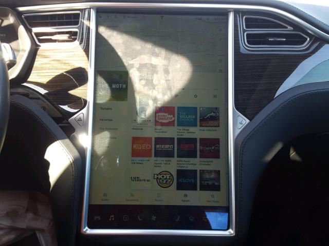 5YJSA1H12EFP39677 - 2014 TESLA MODEL S SILVER photo 9