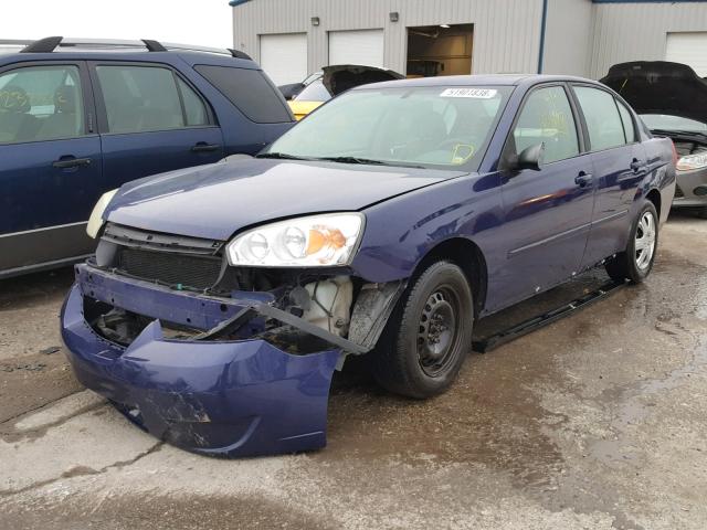 1G1ZS58F77F186076 - 2007 CHEVROLET MALIBU LS BLUE photo 2