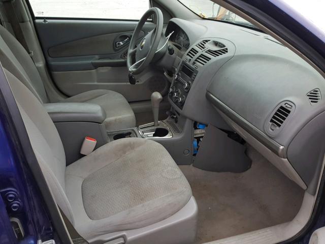 1G1ZS58F77F186076 - 2007 CHEVROLET MALIBU LS BLUE photo 5