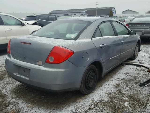 1G2ZF57B784280700 - 2008 PONTIAC G6 VALUE L GRAY photo 4