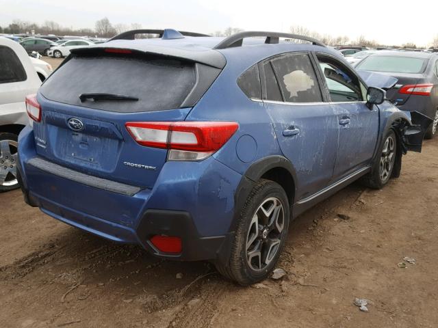 JF2GTAJC7JH266544 - 2018 SUBARU CROSSTREK BLUE photo 4