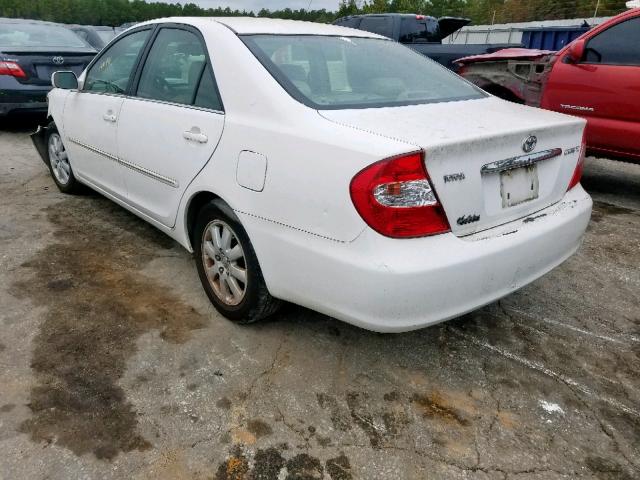 4T1BE32K03U148281 - 2003 TOYOTA CAMRY LE WHITE photo 3