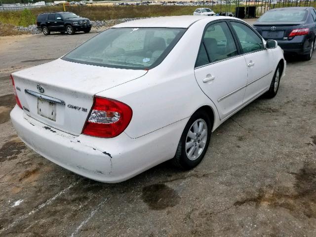 4T1BE32K03U148281 - 2003 TOYOTA CAMRY LE WHITE photo 4