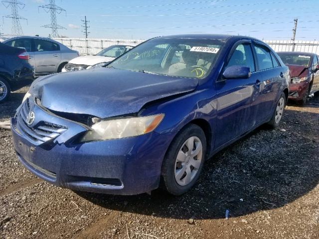4T4BE46K88R038849 - 2008 TOYOTA CAMRY CE BLUE photo 2