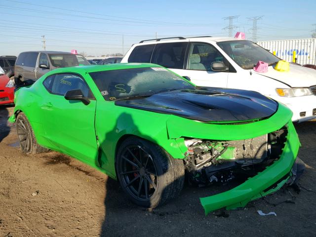 1G1FE1R71H0194205 - 2017 CHEVROLET CAMARO SS GREEN photo 1