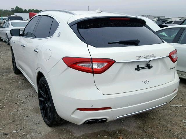 ZN661XULXHX233180 - 2017 MASERATI LEVANTE WHITE photo 3