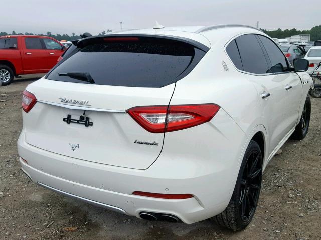 ZN661XULXHX233180 - 2017 MASERATI LEVANTE WHITE photo 4