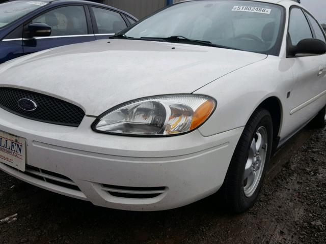 1FAFP55S04A173777 - 2004 FORD TAURUS SES WHITE photo 9