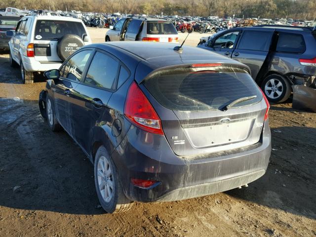 3FADP4EJ2DM153770 - 2013 FORD FIESTA SE BLUE photo 3