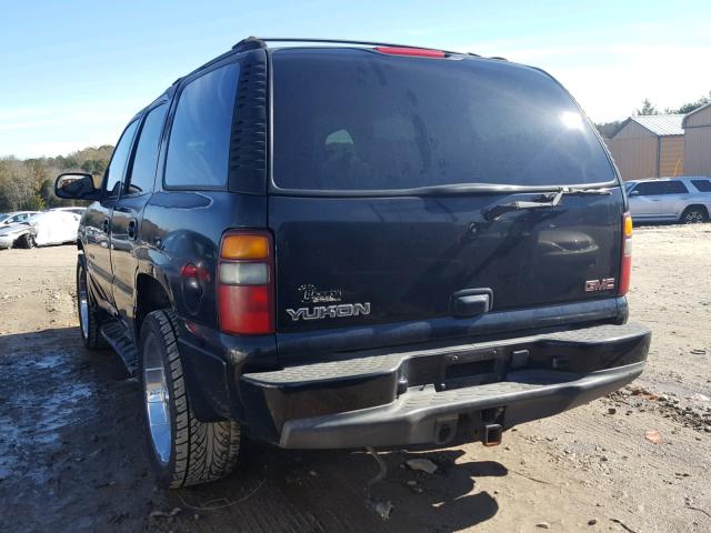 1GKEK63U82J136959 - 2002 GMC DENALI BLACK photo 3