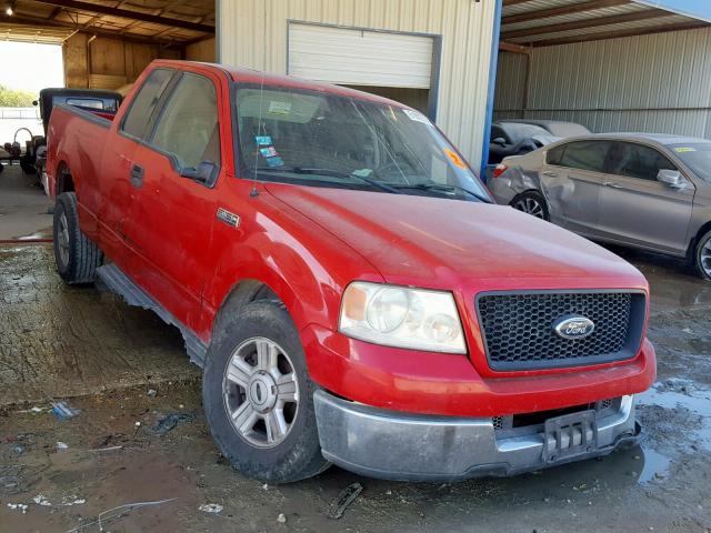 1FTPX12554NA43198 - 2004 FORD F150 RED photo 1