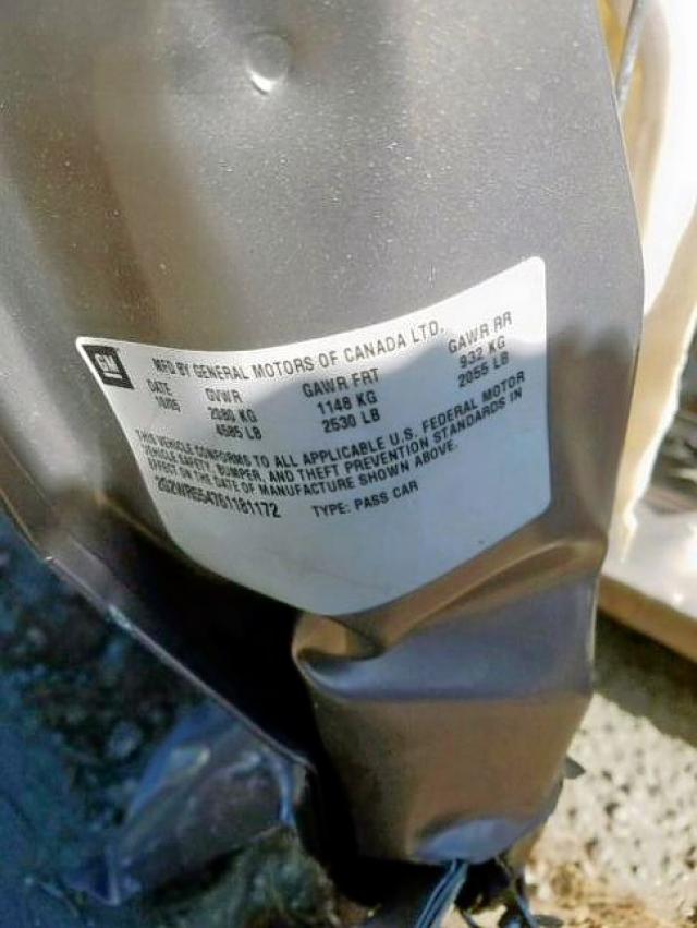 2G2WR554761181172 - 2006 PONTIAC GRAND PRIX Բեժ լուսանկար 10