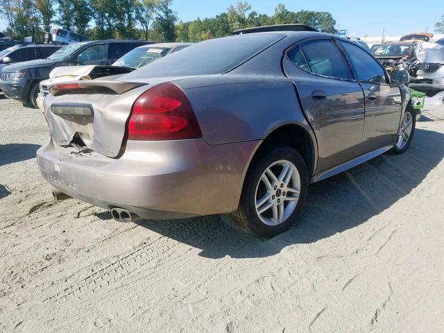 2G2WR554761181172 - 2006 PONTIAC GRAND PRIX Բեժ լուսանկար 4