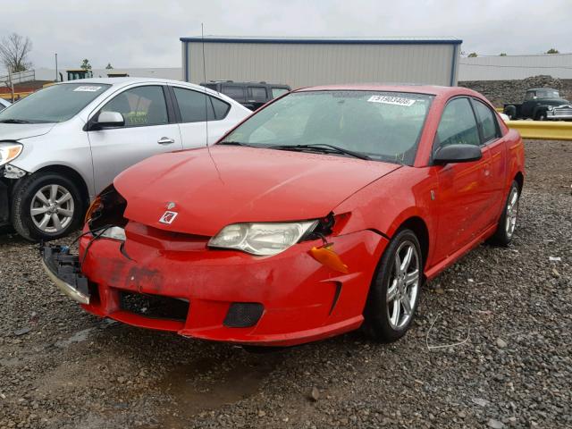 1G8AY12P75Z120369 - 2005 SATURN ION REDLIN RED photo 2