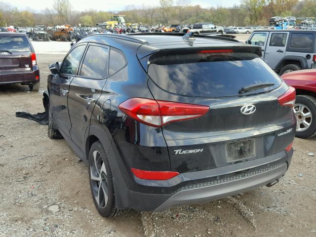 KM8J33A25GU256100 - 2016 HYUNDAI TUCSON LIM BLACK photo 3