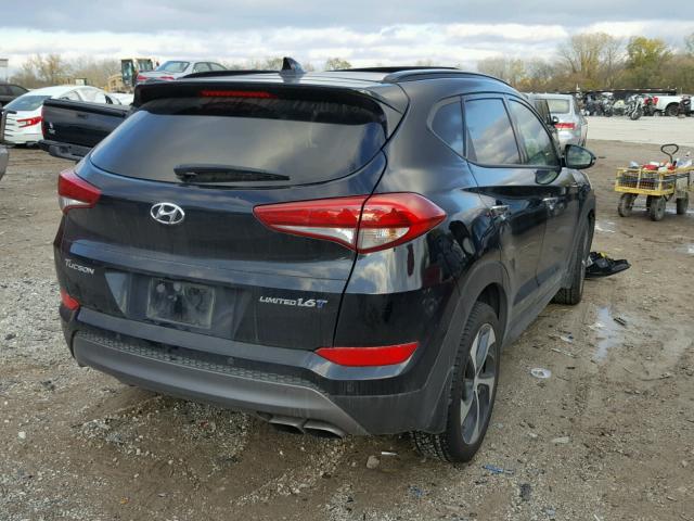 KM8J33A25GU256100 - 2016 HYUNDAI TUCSON LIM BLACK photo 4