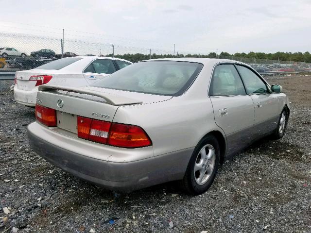 JT8BF28G6W0130537 - 1998 LEXUS ES 300 BEIGE photo 4