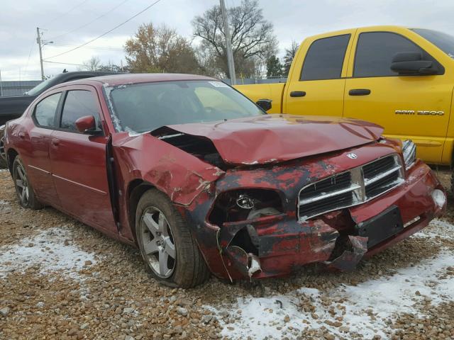 2B3CA3CV8AH245467 - 2010 DODGE CHARGER SX RED photo 1