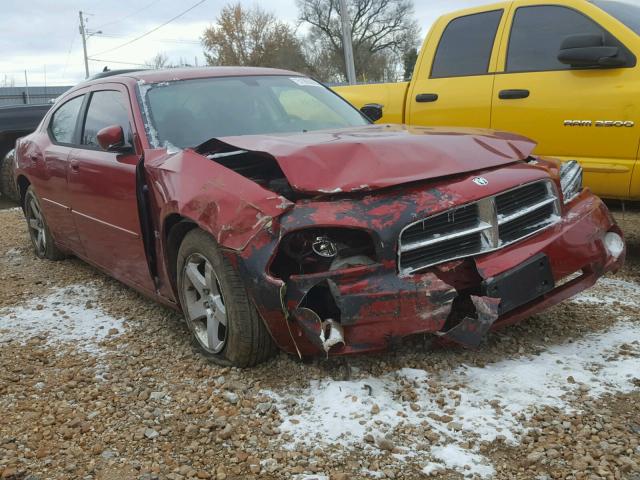 2B3CA3CV8AH245467 - 2010 DODGE CHARGER SX RED photo 9