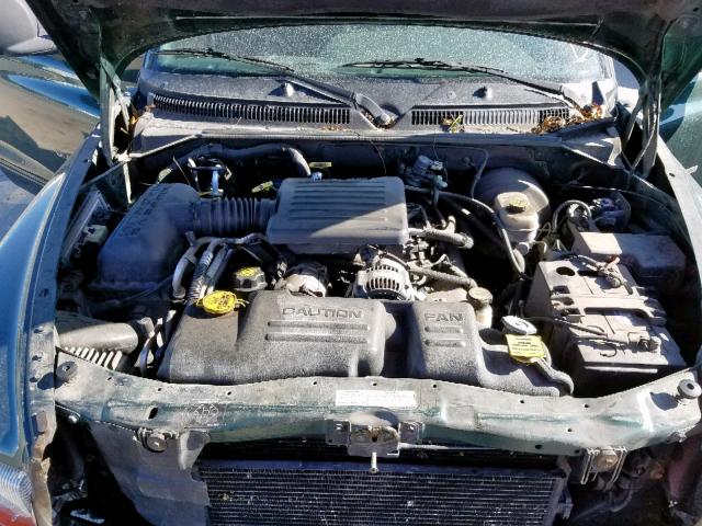 1B4HS28N3YF285047 - 2000 DODGE DURANGO GREEN photo 7