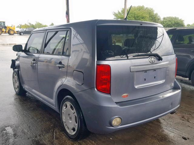 JTLKE50EX91095004 - 2009 TOYOTA SCION XB ნაცრისფერი ფოტო 3