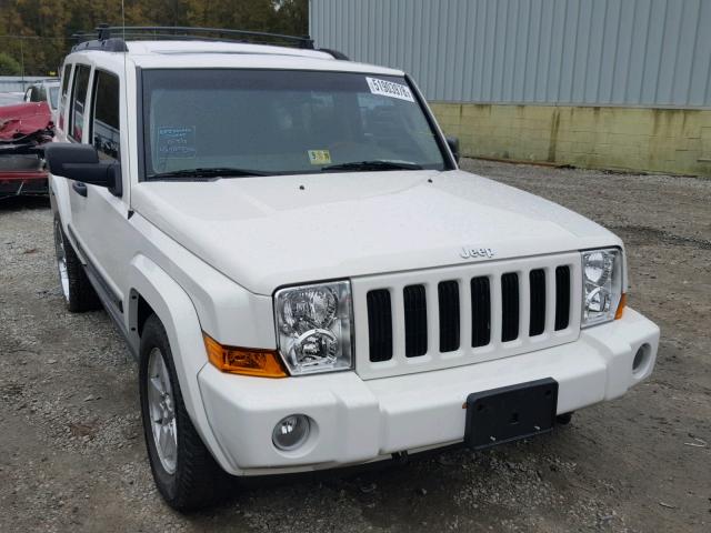 1J8HG48N16C229454 - 2006 JEEP COMMANDER WHITE photo 1