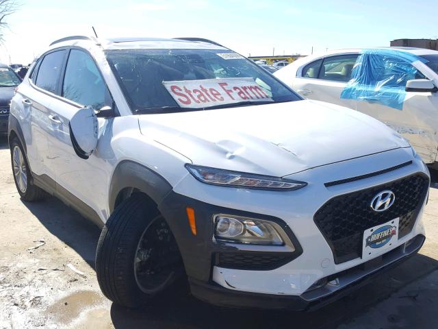 KM8K62AA0JU162856 - 2018 HYUNDAI KONA SEL WHITE photo 1