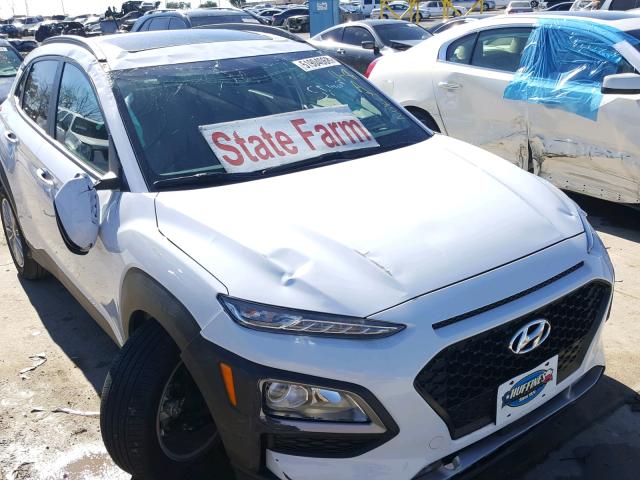 KM8K62AA0JU162856 - 2018 HYUNDAI KONA SEL WHITE photo 9